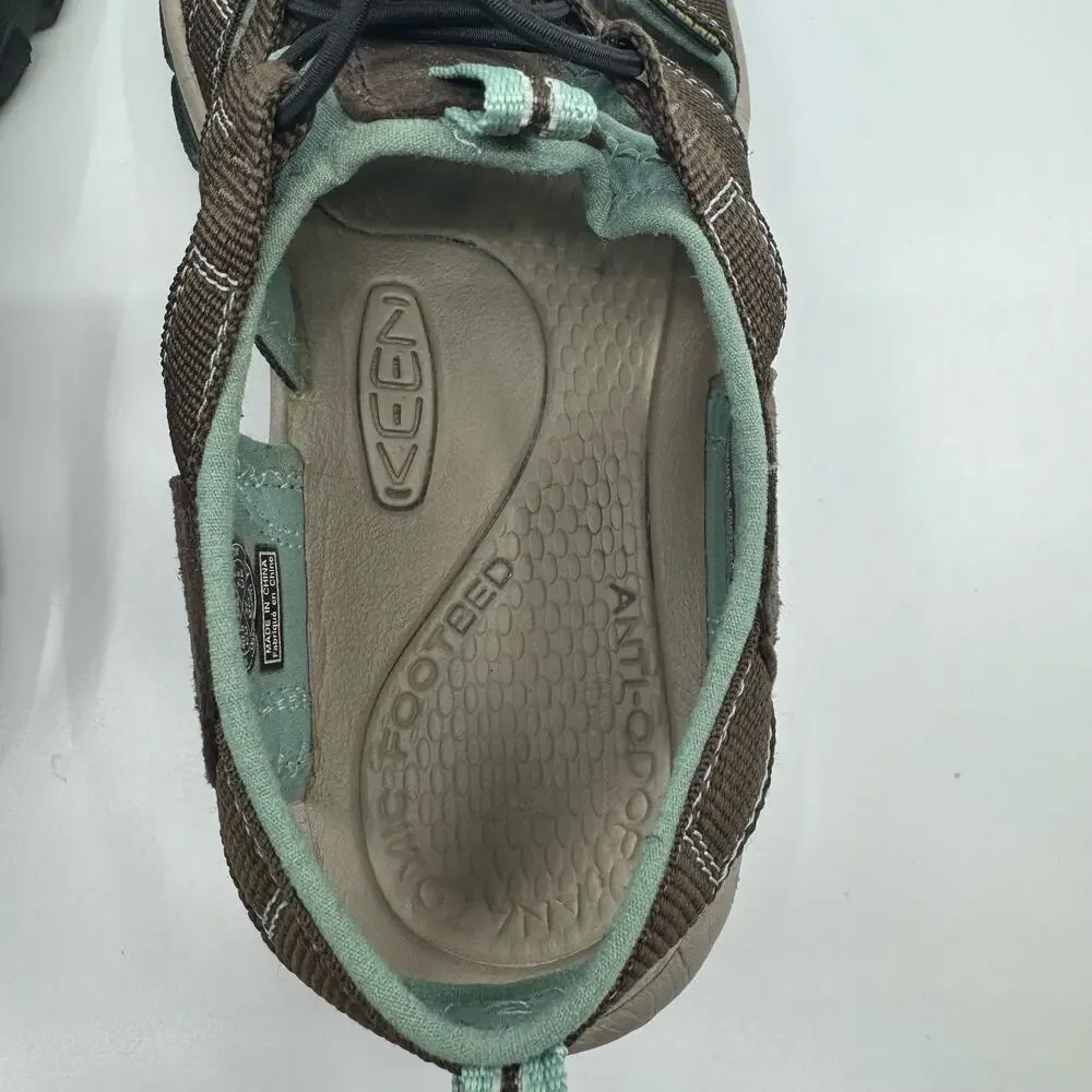 KEEN Women's Newport H2 closed toe hiking sandals in brown womens 10